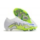 Nike Air Zoom Mercurial Vapor XV Elite FG Low-top White Green Blue Women And Men Soccer Cleats