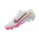 Nike Air Zoom Mercurial Vapor XV Elite FG Low-top White Purple Pink Women And Men Soccer Cleats