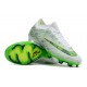 Nike Air Zoom Mercurial Vapor XV Elite FG Low-top White Yellow Green Women And Men Soccer Cleats