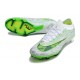 Nike Air Zoom Mercurial Vapor XV Elite FG Low-top White Yellow Green Women And Men Soccer Cleats 