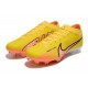 Nike Air Zoom Mercurial Vapor XV Elite FG Low-top Yellow Orange Men Soccer Cleats