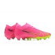 Nike Air Zoom Mercurial Vapor XV Elite FG Pink Yellow For Men Low-top Soccer Cleats 