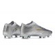 Nike Air Zoom Mercurial Vapor XV Elite FG Silver Gold For Men Low-top Soccer Cleats 