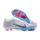 Nike Air Zoom Mercurial Vapor XV Elite FG White Blue Pink Red For Men Low-top Soccer Cleats 