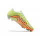 Nike Air Zoom Mercurial Vapor XV Elite FG Yellow Orange Blue For Men Low-top Soccer Cleats 