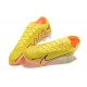 Nike Air Zoom Mercurial Vapor XV Elite FG Yellow Orange For Men Low-top Soccer Cleats