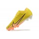 Nike Air Zoom Mercurial Vapor XV Elite FG Yellow Orange For Men Low-top Soccer Cleats 