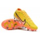 Nike Air Zoom Mercurial Vapor XV Elite SG Low-top Yellow Men Soccer Cleats