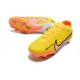 Nike Air Zoom Mercurial Vapor XV Elite SG Low-top Yellow Men Soccer Cleats