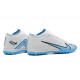 Nike Air Zoom Mercurial Vapor XV Elite TF Low-top Blue White Men Soccer Cleats 