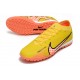 Nike Air Zoom Mercurial Vapor XV Elite TF Low-top Yellow Women And Men Soccer Cleats 