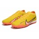 Nike Air Zoom Mercurial Vapor XV Elite TF Low-top Yellow Women And Men Soccer Cleats