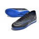 Nike Air Zoom Mercurial Vapor XV Elite TF Mid-top Black Blue Women And Men Soccer Cleats 