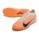 Nike Air Zoom Mercurial Vapor XV Elite TF Mid-top Khaki Orange Women Men Soccer Cleats 