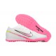 Nike Air Zoom Mercurial Vapor XV Elite TF Mid-top Pink White Women Men Soccer Cleats 