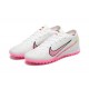 Nike Air Zoom Mercurial Vapor XV Elite TF Mid-top Pink White Women Men Soccer Cleats 