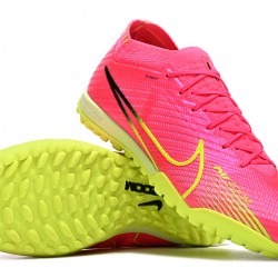 Nike Air Zoom Mercurial Vapor XV Elite TF Mid-top Pink Women Men Soccer Cleats 