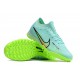 Nike Air Zoom Mercurial Vapor XV Elite TF Mid-top Turqoise Green Women Men Soccer Cleats