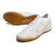 Nike Air Zoom Mercurial Vapor XV Elite TF Mid-top White Brown Women Men Soccer Cleats 