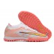 Nike Air Zoom Mercurial Vapor XV Elite TF Mid-top White Pink Yellow Women Men Soccer Cleats 