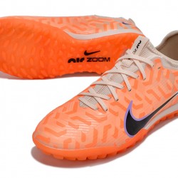 Nike Air Zoom Mercurial Vapor XV Pro TF Low-top Orange Women And Men Soccer Cleats 
