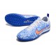 Nike Air Zoom Mercurial Vapor XV Pro TF Low-top White Blue Women And Men Soccer Cleats 