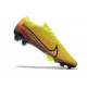 Nike Mercurial Dream Speed 002 Vapor 13 Elite FG Yellow Green Orange Black Low-top For Men Soccer Cleats 