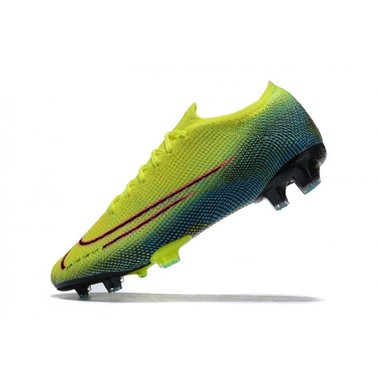 Nike Mercurial Dream Speed 002 Vapor 13 Elite FG Yellow Green Orange Black Low-top For Men Soccer Cleats 