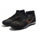 Nike Mercurial Superfly 8 Academy TF High-top Black Brown Men Soccer Cleats 