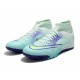 Nike Mercurial Superfly 8 Academy TF High-top Turqoise Men Soccer Cleats