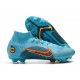 Nike Mercurial Superfly 8 Elite FG High-top Blue Women And Men Soccer Cleats