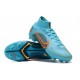 Nike Mercurial Superfly 8 Elite FG High-top Blue Women And Men Soccer Cleats