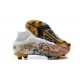 Nike Mercurial Superfly 8 Elite FG High-top Brown White Men Soccer Cleats