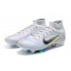 Nike Mercurial Superfly 8 Elite FG High-top White Blue Multi Men Soccer Cleats