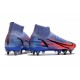 Nike Mercurial Superfly 8 Elite SG PRO Anti Clog High-top Deep Blue Men Soccer Cleats