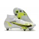 Nike Mercurial Superfly 8 Elite SG PRO Anti Clog High-top White Men Soccer Cleats 