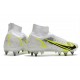 Nike Mercurial Superfly 8 Elite SG PRO Anti Clog High-top White Men Soccer Cleats 