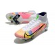 Nike Mercurial Superfly 8 Elite SG PRO Anti Clog High-top White Pink Men Soccer Cleats 