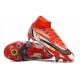 Nike Mercurial Superfly 8 Elite SG PRO Anti Clog High-top White Red Men Soccer Cleats