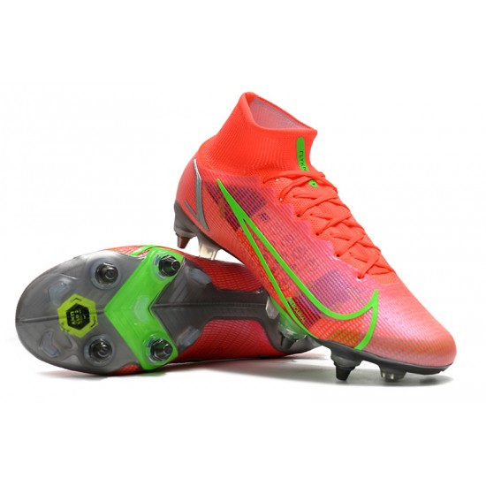 Nike Mercurial Superfly 8 Elite SG PRO Anti Clog Low-top Red Men Soccer Cleats