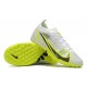 Nike Mercurial Superfly 9 Elite TF High-top Yellow Black White Men Soccer Cleats