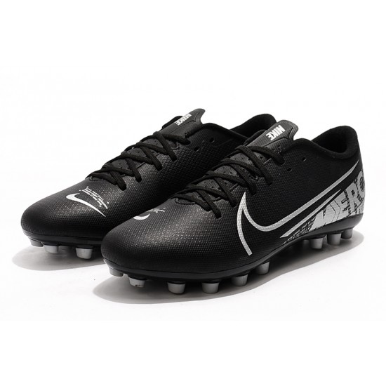 Nike Mercurial Vapor 13 Academy AG-R Low-top Black Women And Men Soccer Cleats