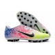 Nike Mercurial Vapor 13 Academy AG-R Low-top Yellow Pink Blue Women And Men Soccer Cleats