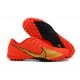 Nike Mercurial Vapor 13 Academy TF Gold Orange Low-top For Men Soccer Cleats 