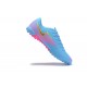 Nike Mercurial Vapor 13 Academy TF Gold Pink Blue Low-top For Men Soccer Cleats 