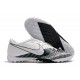 Nike Mercurial Vapor 13 Academy TF Low-Top White Black For Men Soccer Cleats 