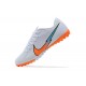 Nike Mercurial Vapor 13 Academy TF Orange White Blue Low-top For Men Soccer Cleats 