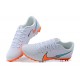 Nike Mercurial Vapor 13 Academy TF Orange White Blue Low-top For Men Soccer Cleats 