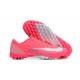 Nike Mercurial Vapor 13 Academy TF Pink White Low-top For Men Soccer Cleats 