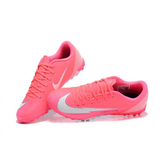 Nike Mercurial Vapor 13 Academy TF Pink White Low-top For Men Soccer Cleats 